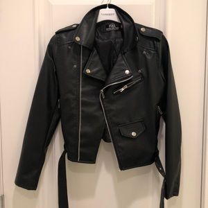 Faux Leather Jacket